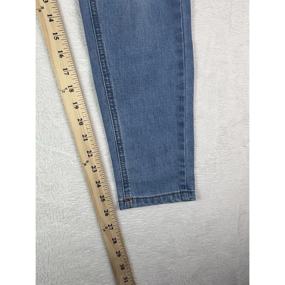 Ring of Fire Mens 30x30 Light Wash Blue Denim Straight Leg Stretch Jeans